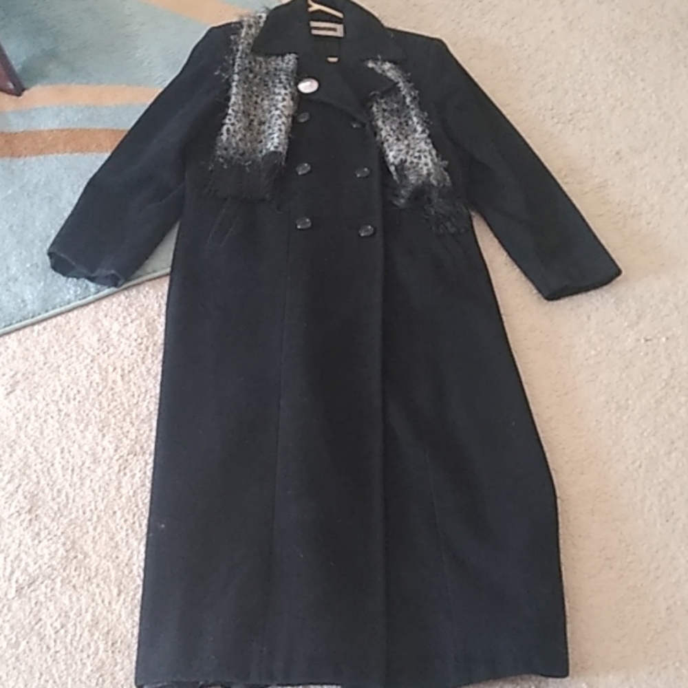 Long black  classic coat